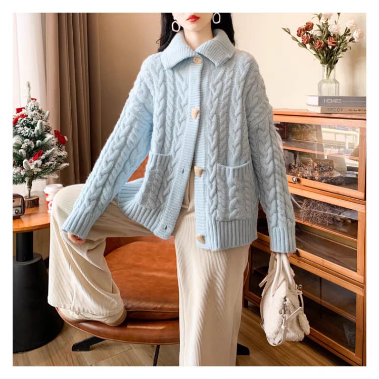 【outer】ニットカーデ　M25750