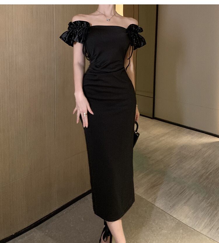 【dress】オフショルダーワンピース G20127