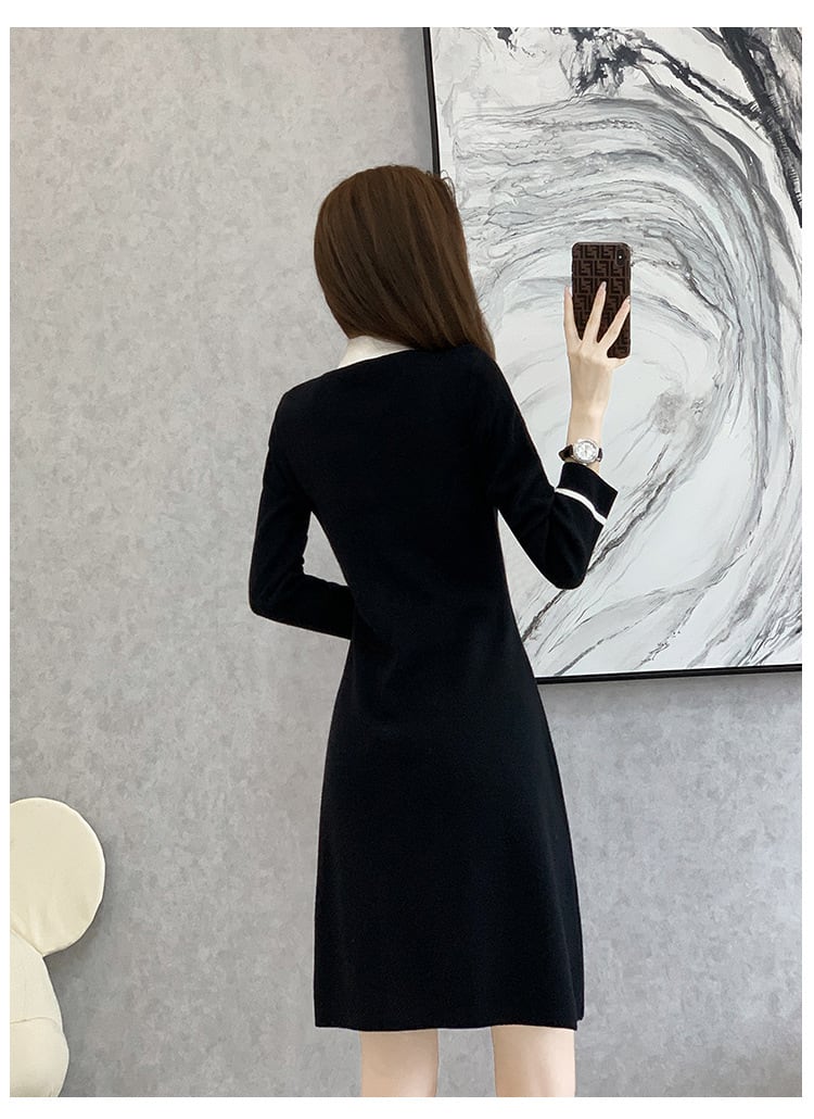【dress】ニットワンピース　M25384