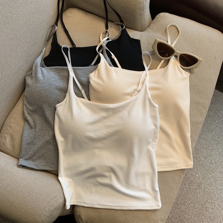 【tops】カップ付きキャミソール　M29523