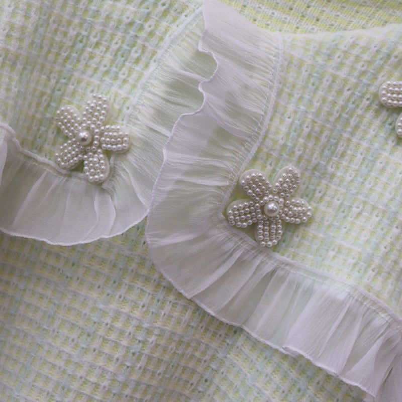【tops】ドールカラーニットセーター　M25439