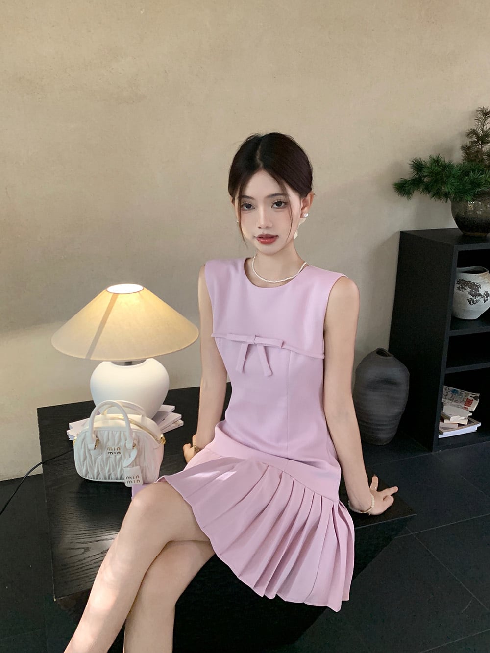 【dress】ノースリーブワンピース　M24677