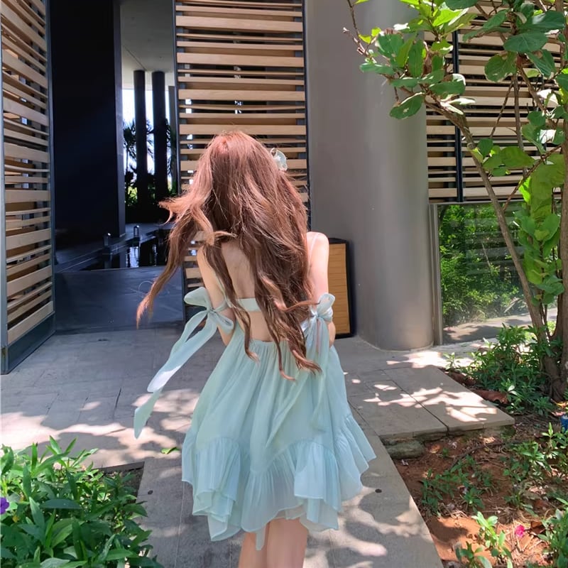 【dress】バックオーポンキャミワンピース Q8448