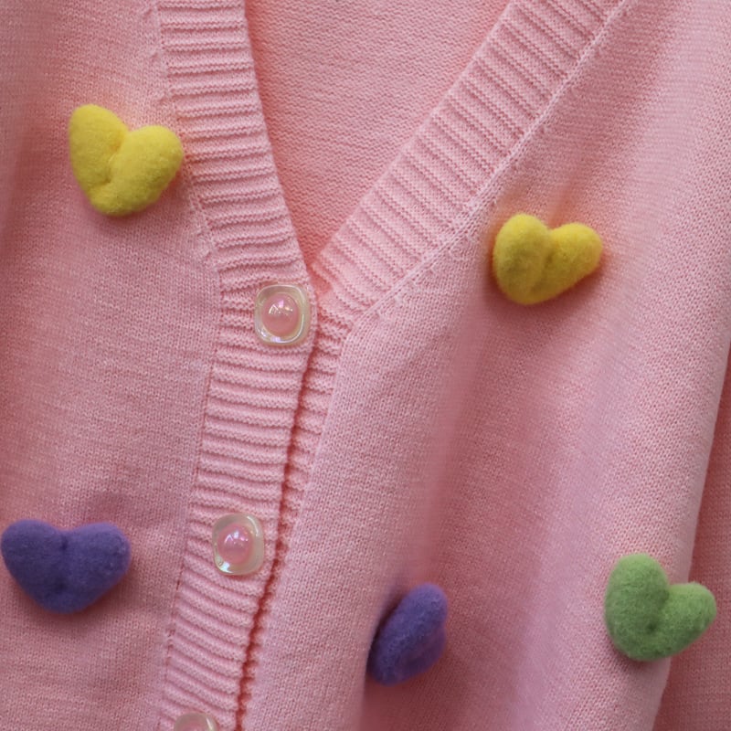 【outer】Vネックニットカーデ　M26029