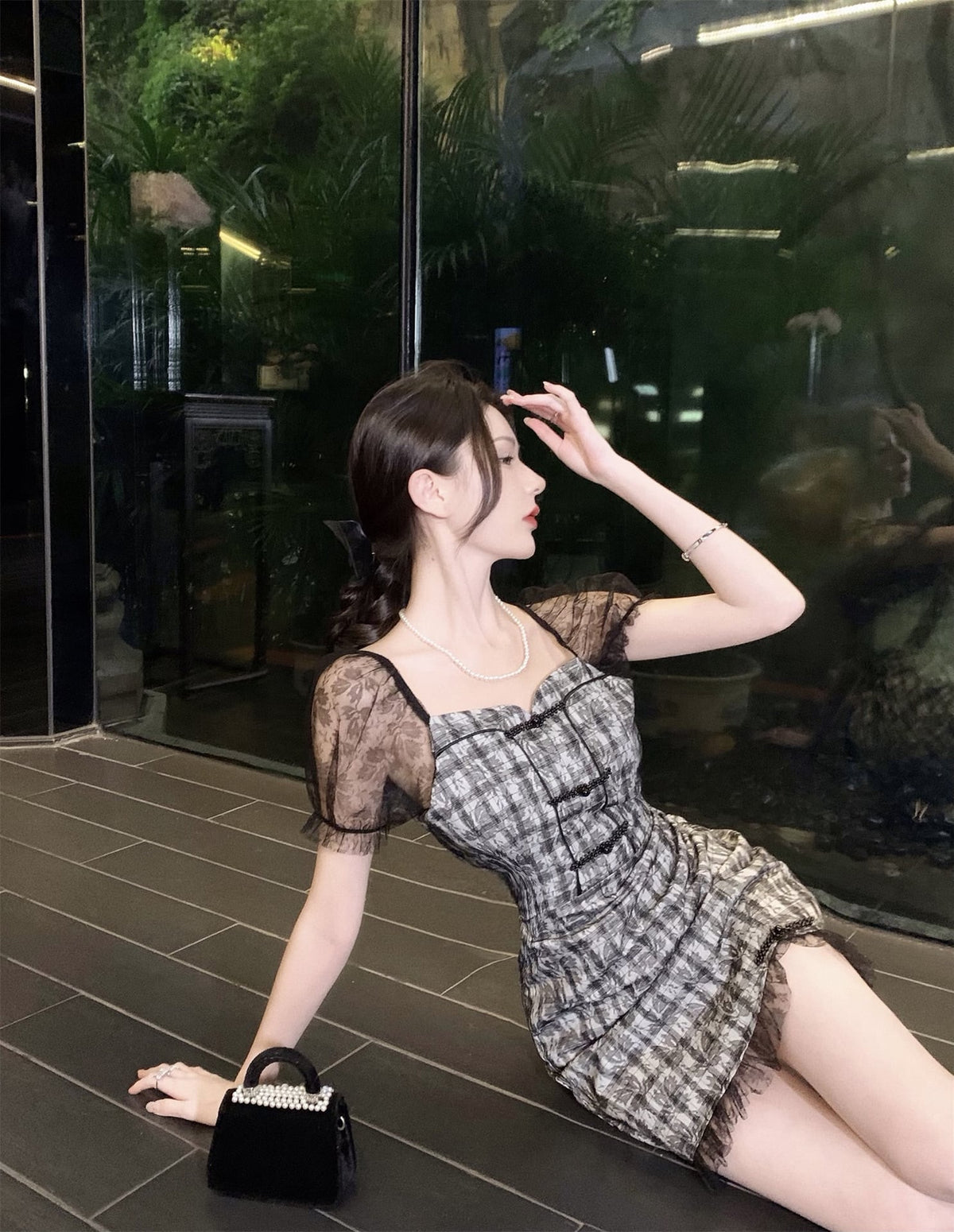 【dress】レースワンピース　M24156