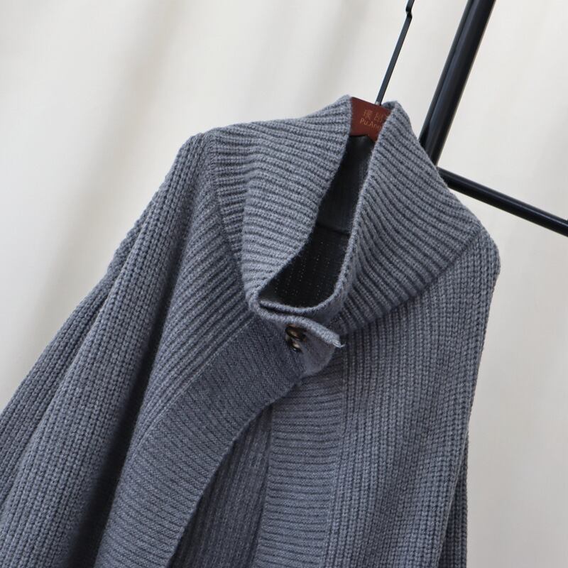【outer】ロング丈ニットカーデ　M27043