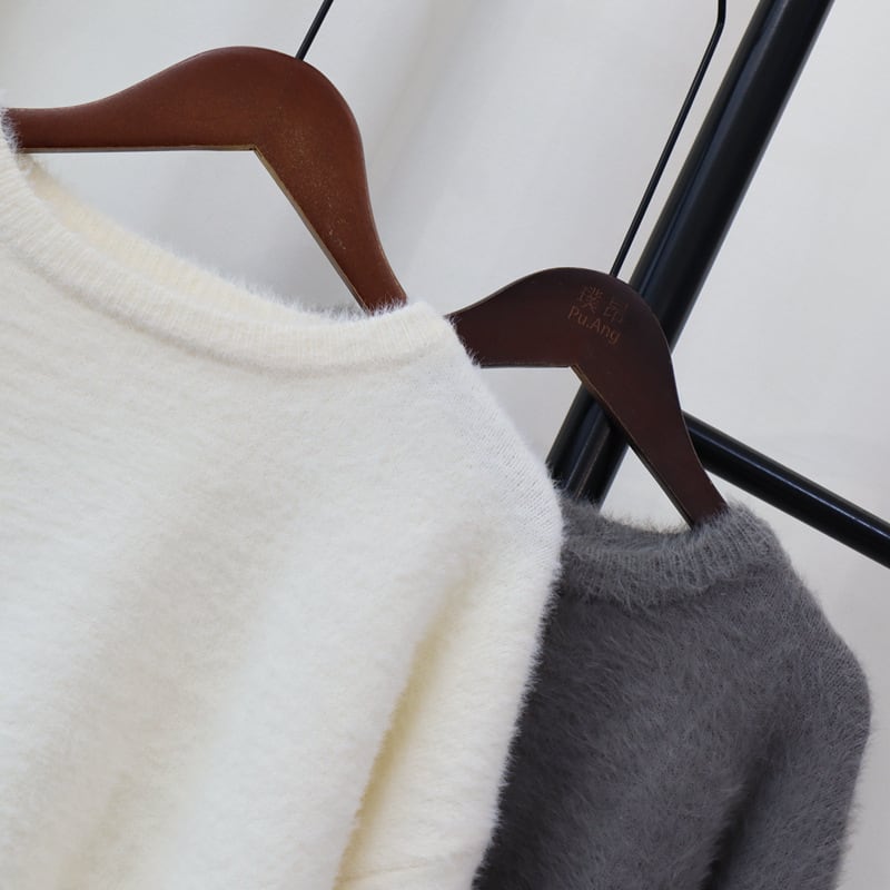 【tops】シャギーニットセーター　M26387
