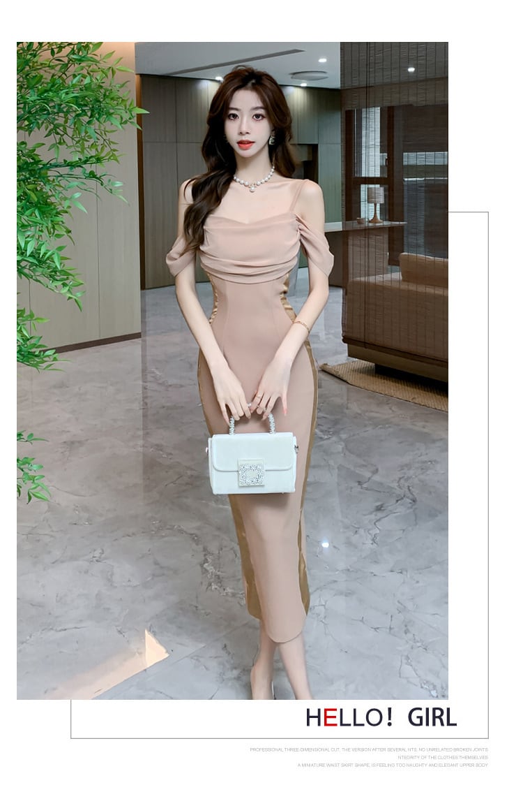 【dress】ギャザータイトキャミワンピース G21585