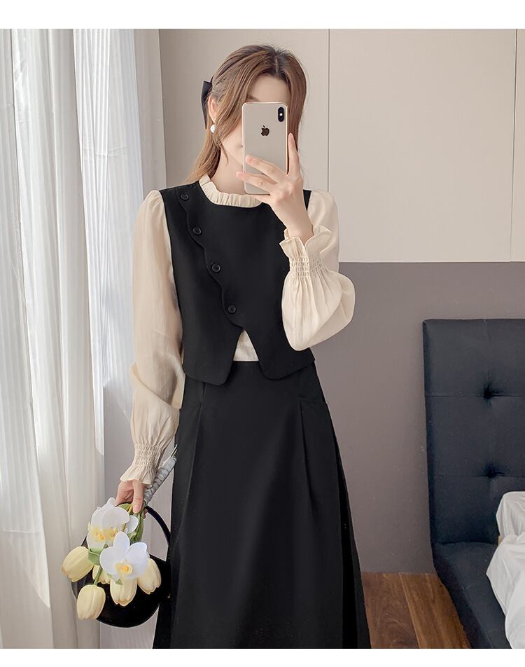 【dress】ドッキングワンピース　M18729