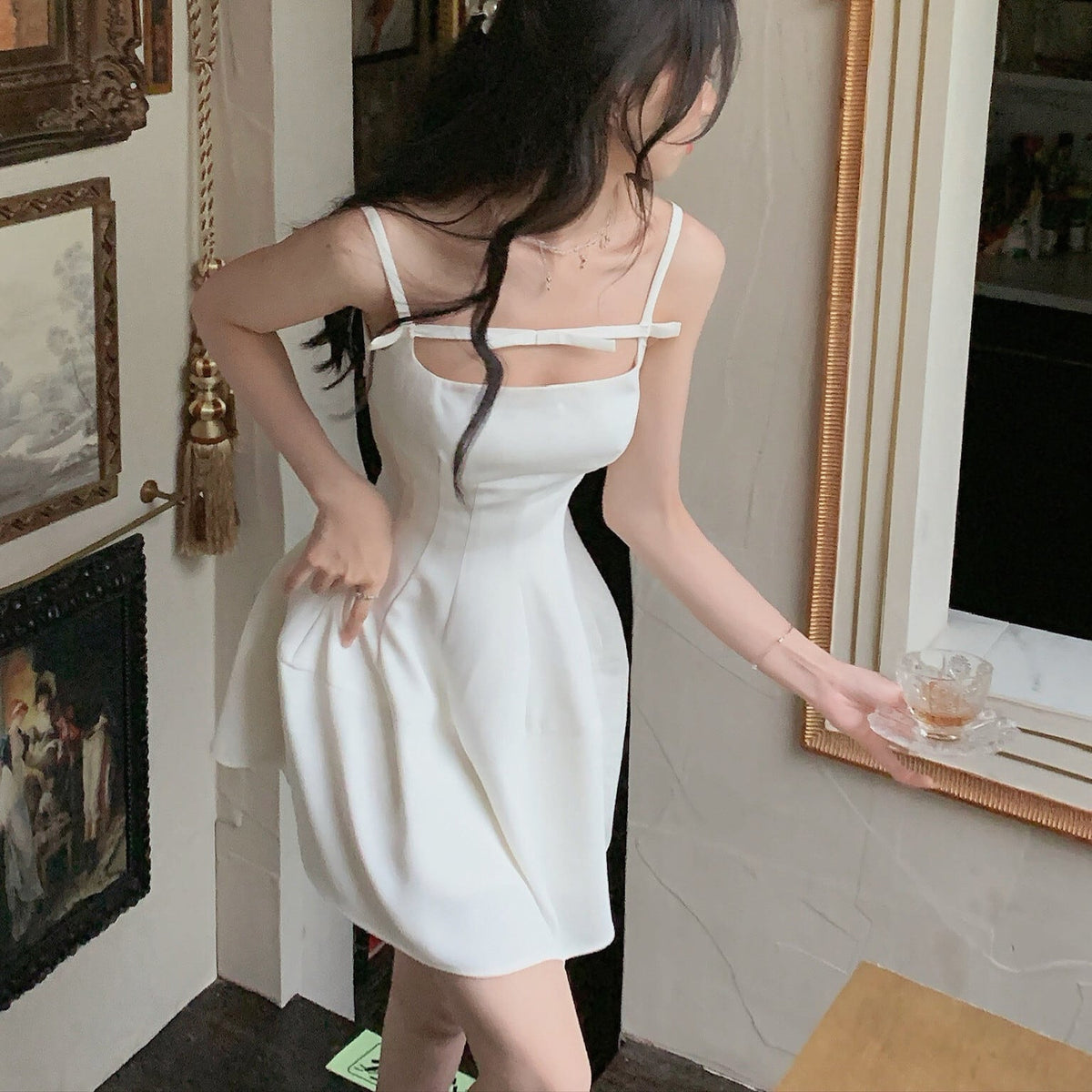 【dress】リボンキャミワンピース　N3266