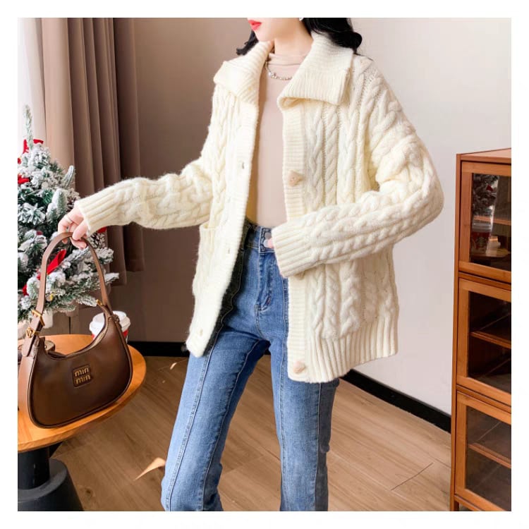 【outer】ニットカーデ　M25750