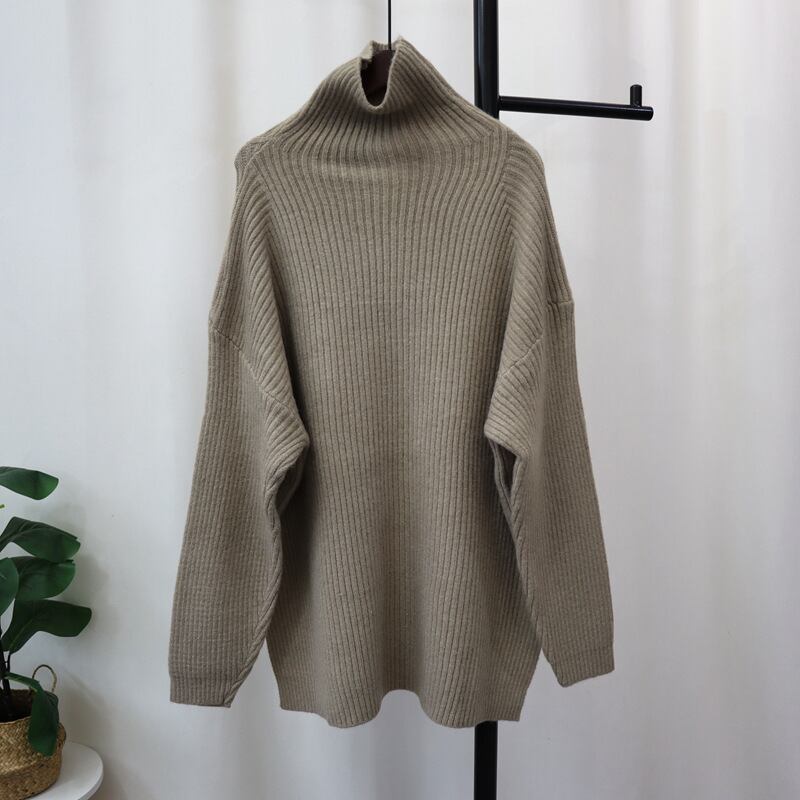 【tops】ハイネックニットセーター　M27394