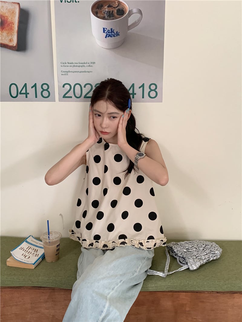 【tops】ノースリーブトップス　M24228