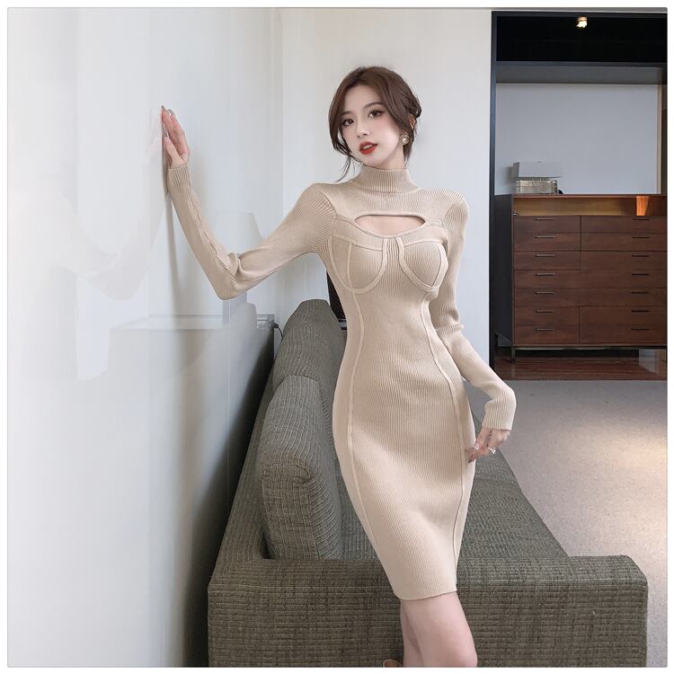 【dress】ニットワンピース　M19003