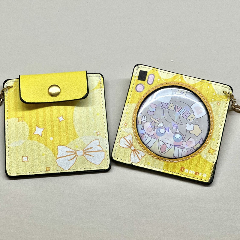 【GOODS】PU カメラ 58MM 缶バッジ ホルダー Q2517
