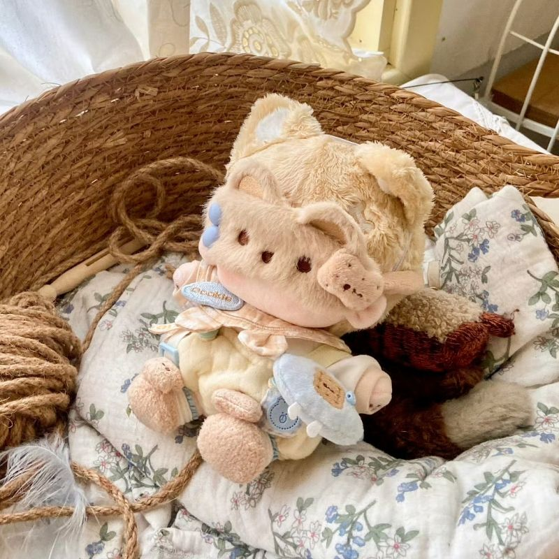 【GOODS】着せ替え  ぬいぐるみ服 20cm 熊ちゃん 6点セット Q2572