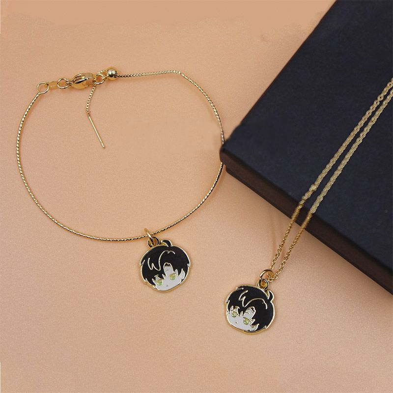 【GOODS】恋と深空 金属 ネックレス ブレスレット Q2535