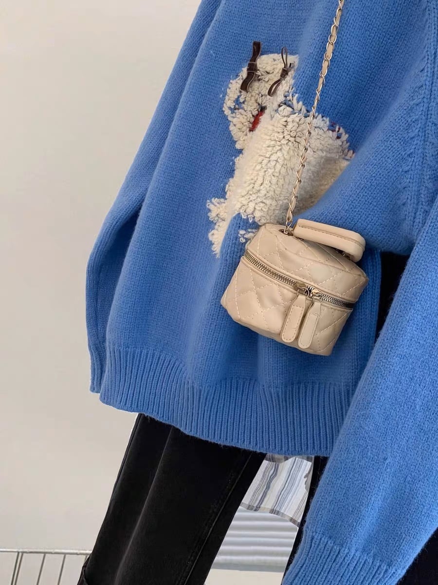 【tops】クルーネックニットセーター　M29301
