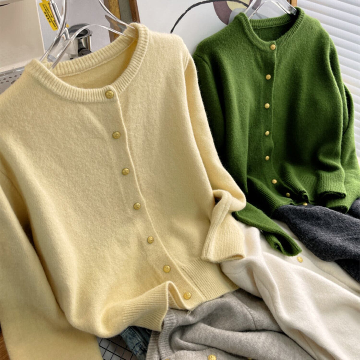 【outer】シンプルカーディガン     N2824