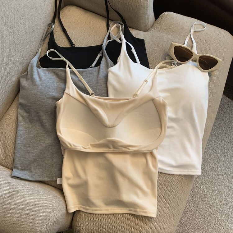 【tops】カップ付きキャミソール　M29523