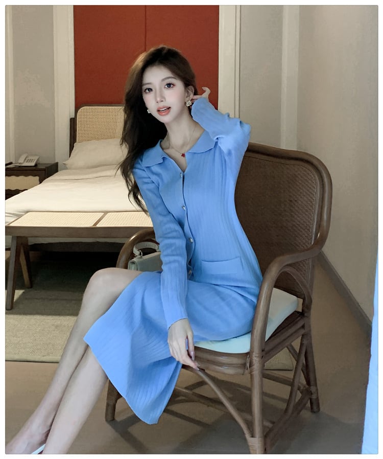 【dress】ニットワンピース　M25802
