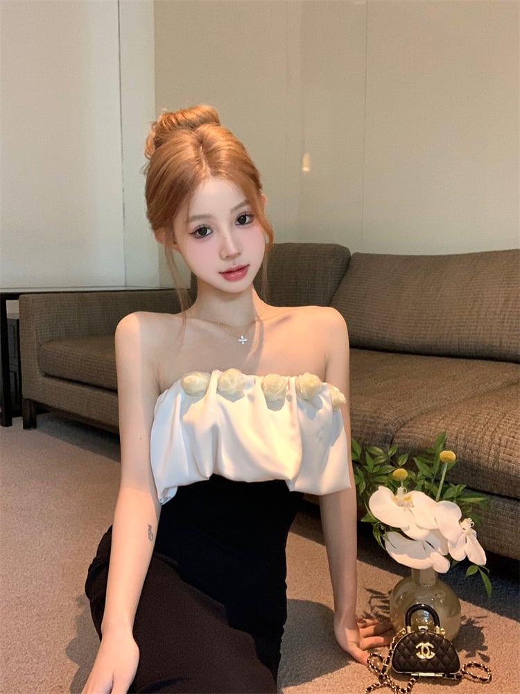 【dress】ベアトップワンピース　M25092