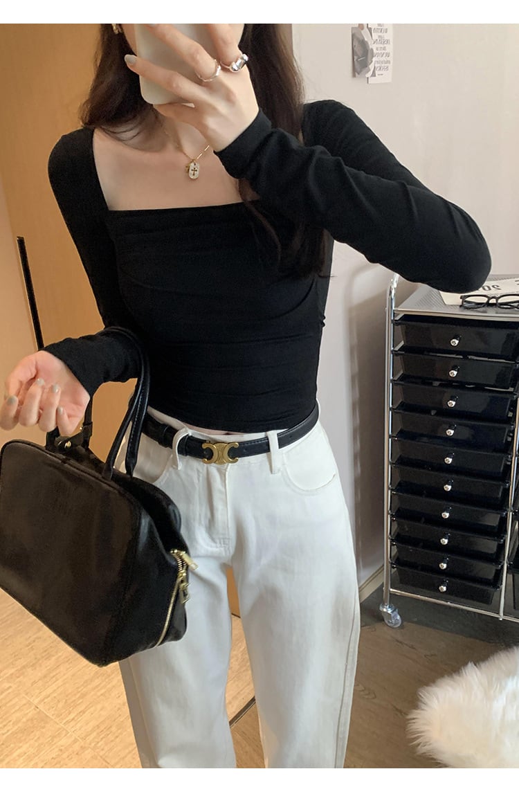 【tops】長袖Ｔシャツトップス　M28973
