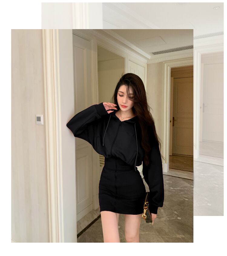 【dress】フード付きワンピース　M18720