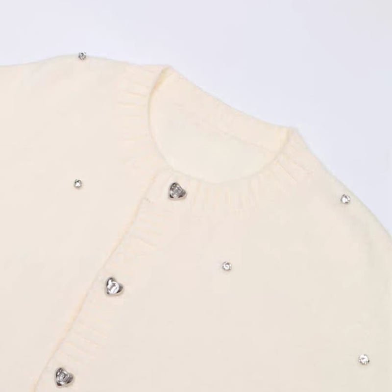 【outer】ビジューニットカーデ　M26285