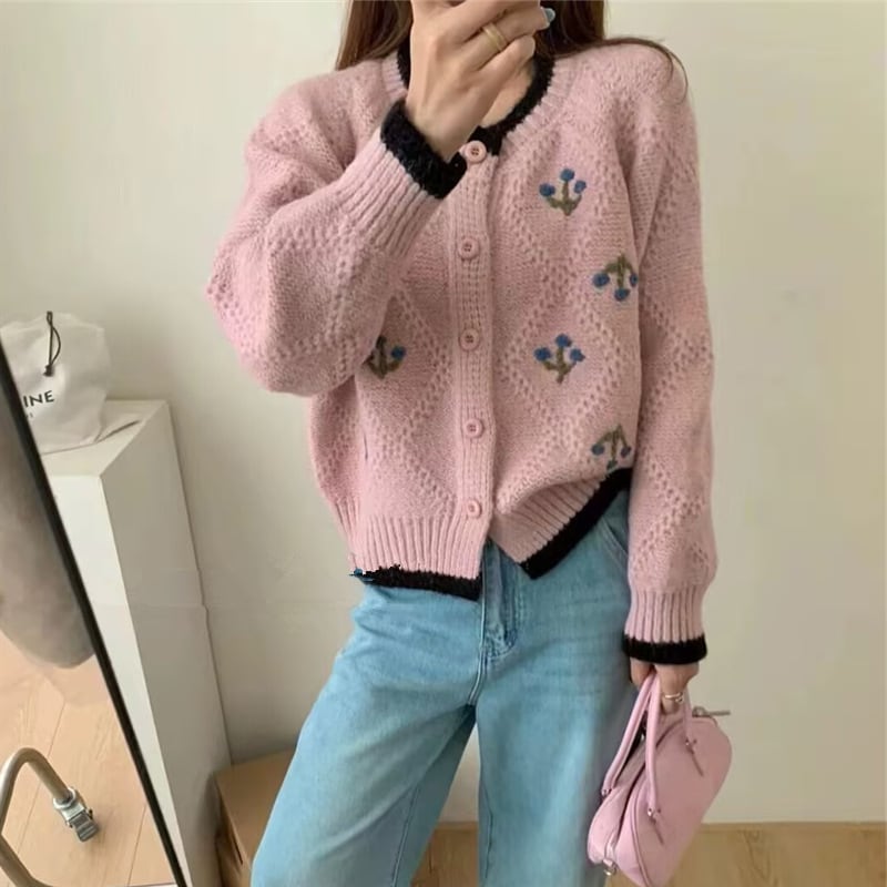 【outer】ニットカーデ　M28938