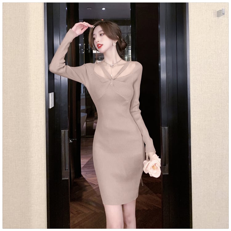 【dress】ニットワンピース　M27466