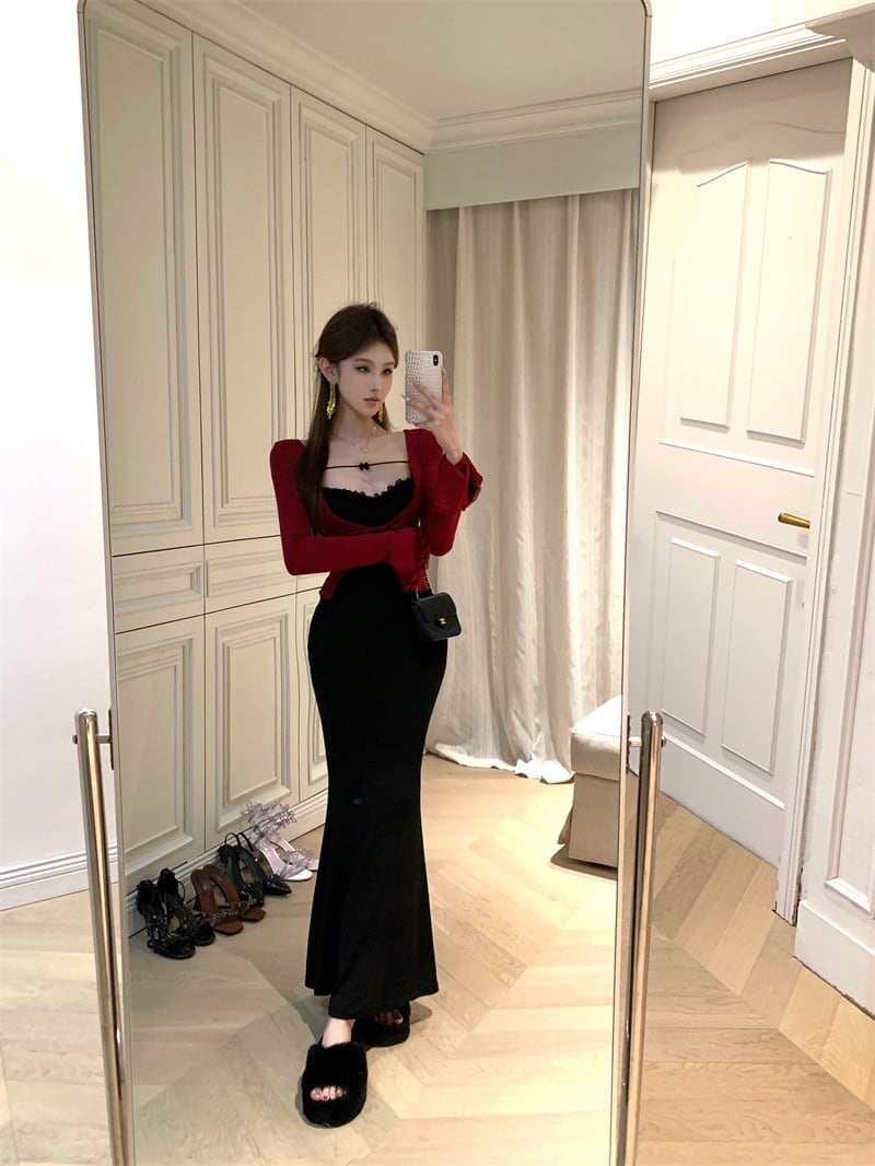 【dress】ドッキングワンピース　M28636