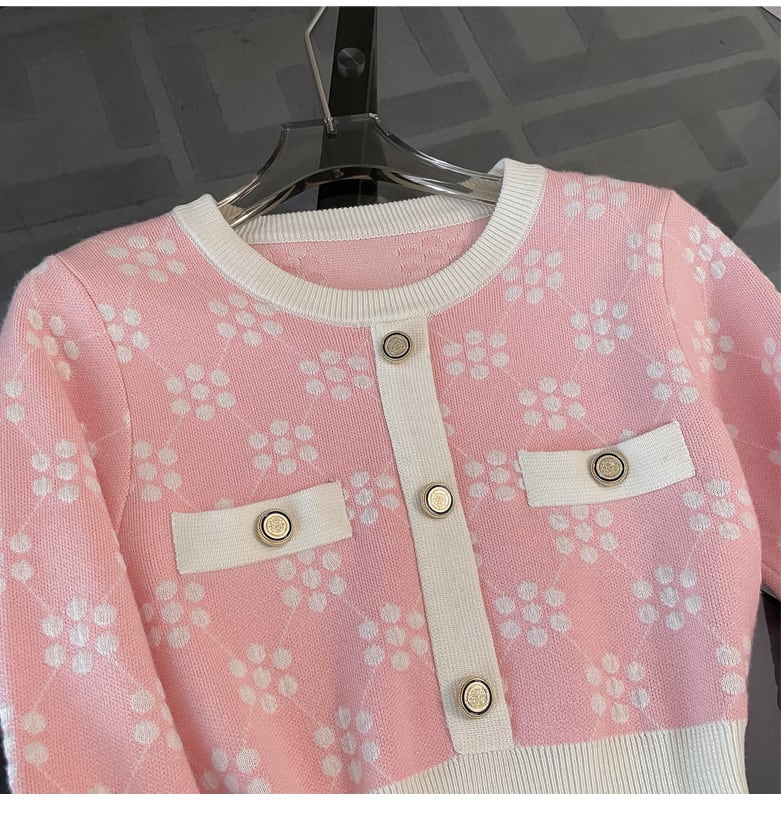 【dress】ニットワンピース　M25379
