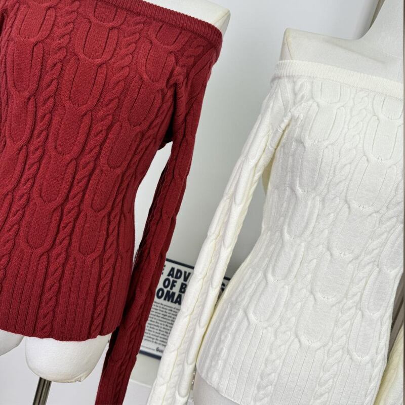 【tops】2wayニットトップス Q7620