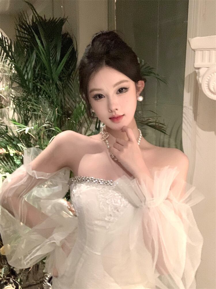 【dress】ボートネックデートワンピース　M29659