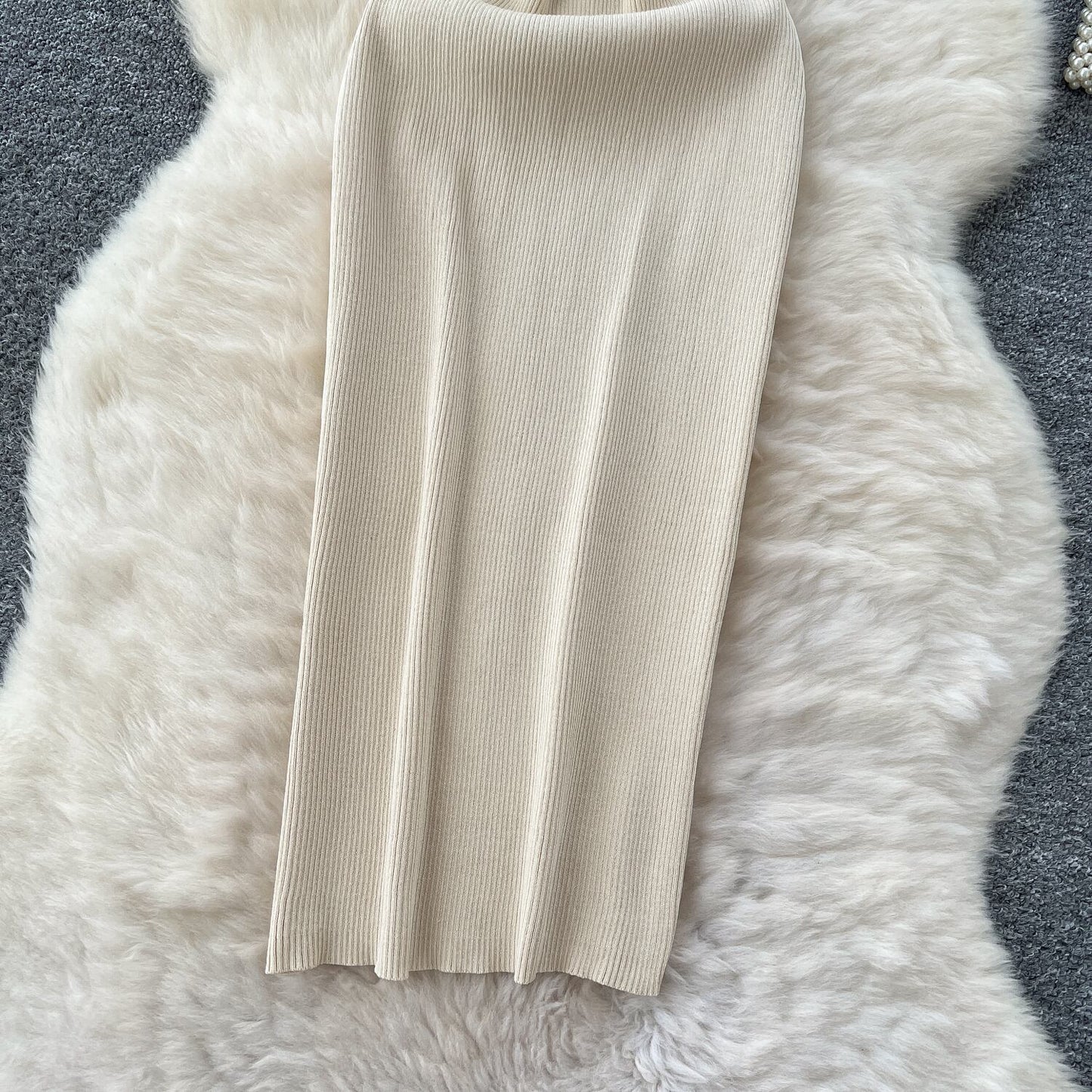 【dress】ノースリーブニットワンピース　M29709
