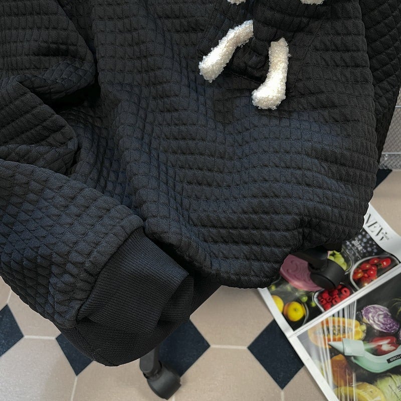 【tops】カートゥーン裏起毛厚手パーカーG18100