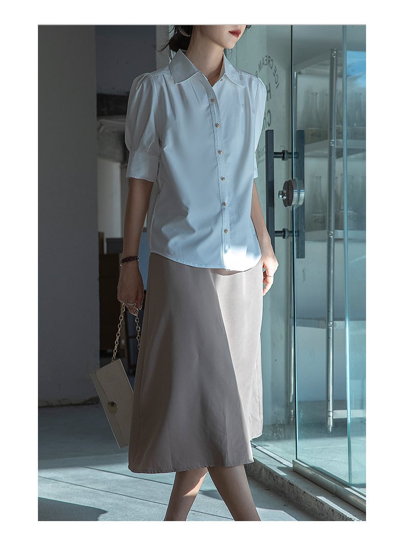 【tops】パフスリーブ ブラウスG20242