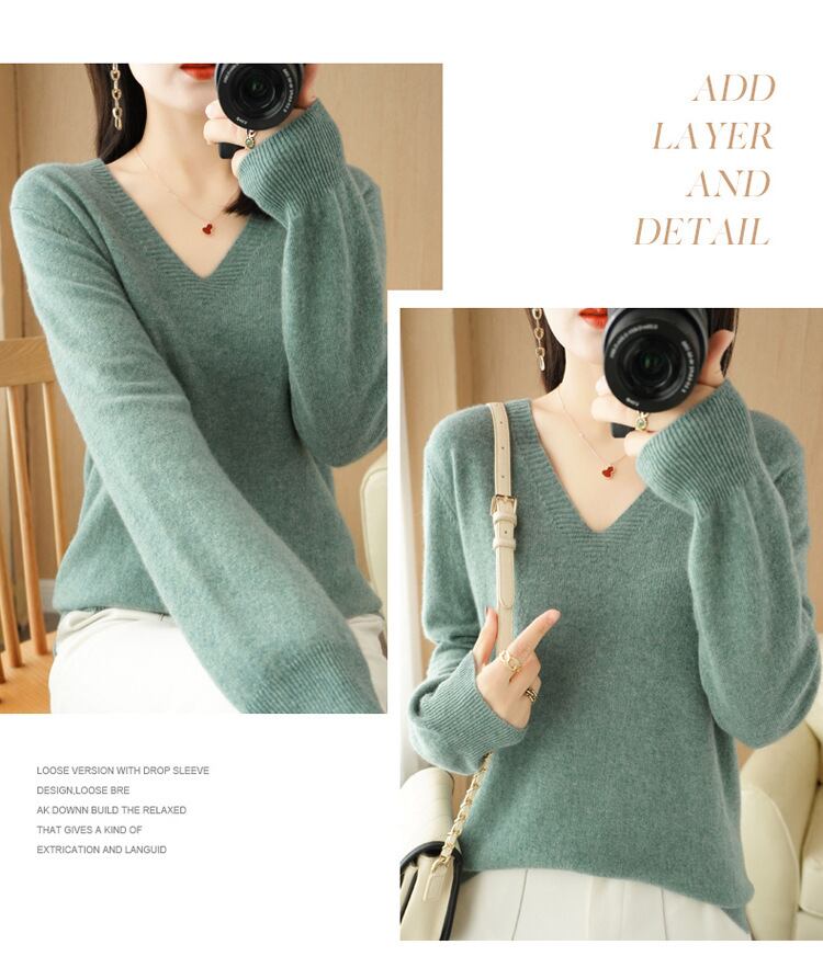 【tops】ニットプルオーバー　M19160