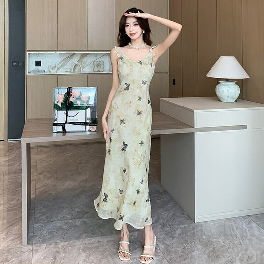 【dress】VネックプリントキャミワンピースG20647