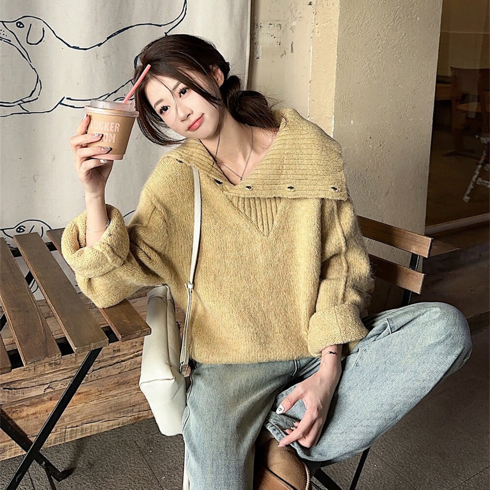 【tops】ニットセーター　M27673