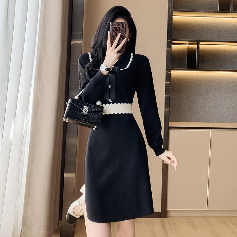 【dress】ニットワンピース　M25512