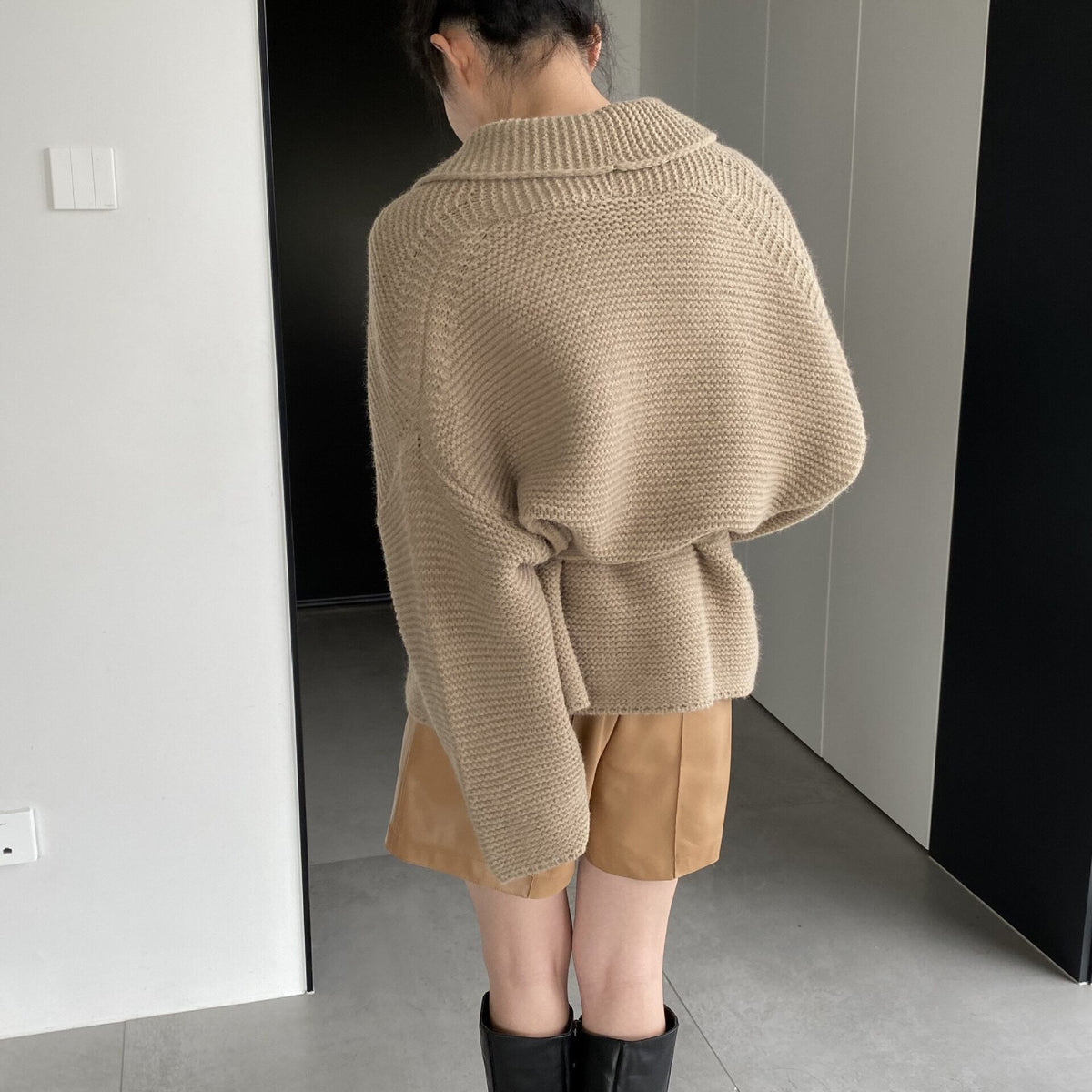 【outer】ニットカーデ　M18733