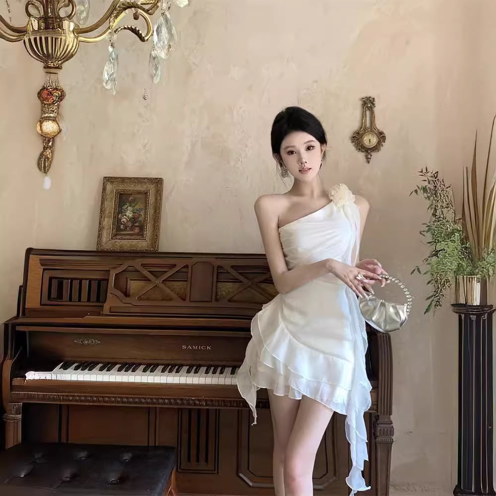 【dress】オフショルダーワンピース　M23897