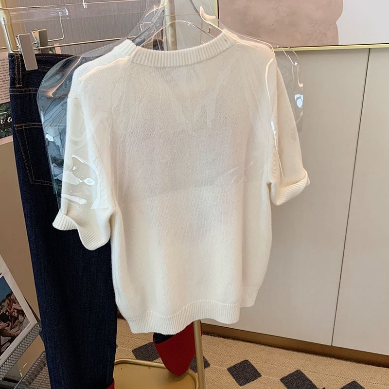 【tops】カートゥーンニットセーターG20161