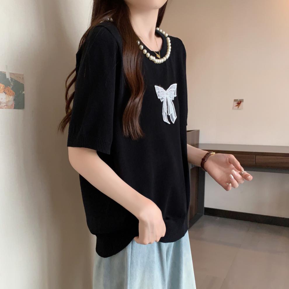 【tops】半袖ニットTシャツG21047