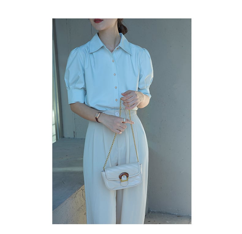 【tops】パフスリーブ ブラウスG20242