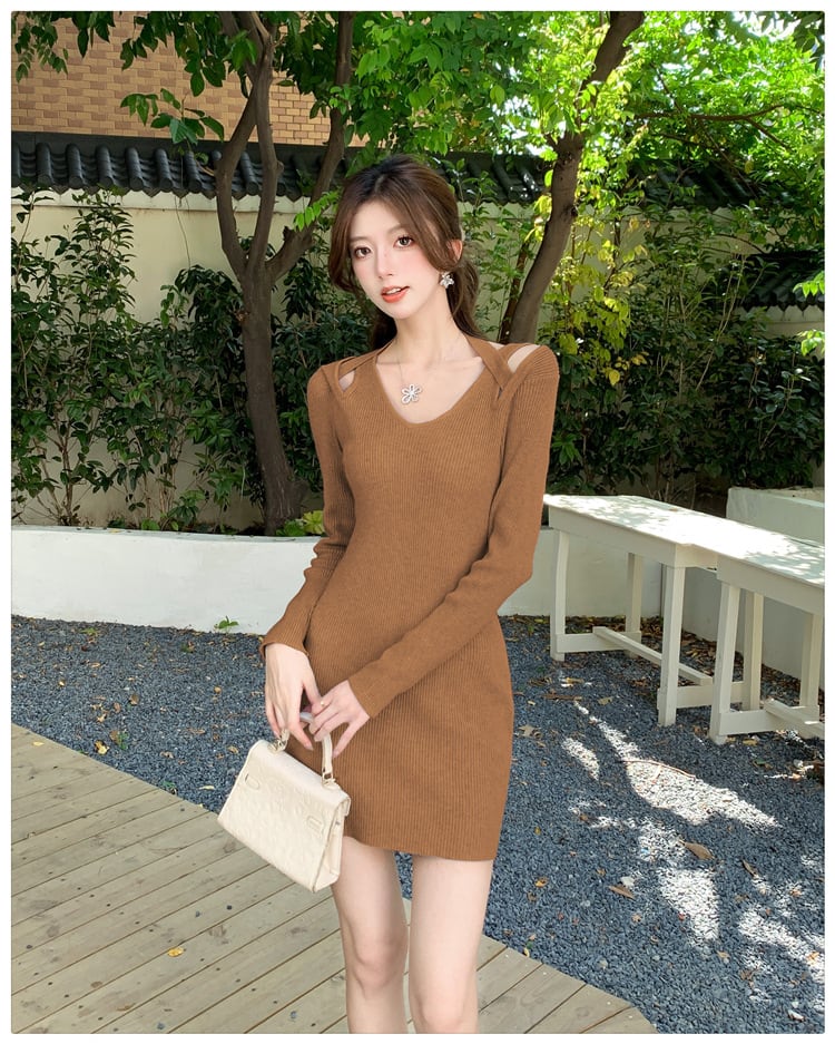 【dress】ニットワンピース　M25534
