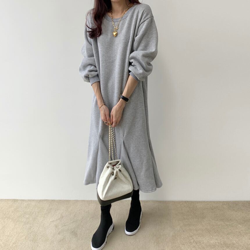 【dress】マーメイドカジュアルワンピース　M18662