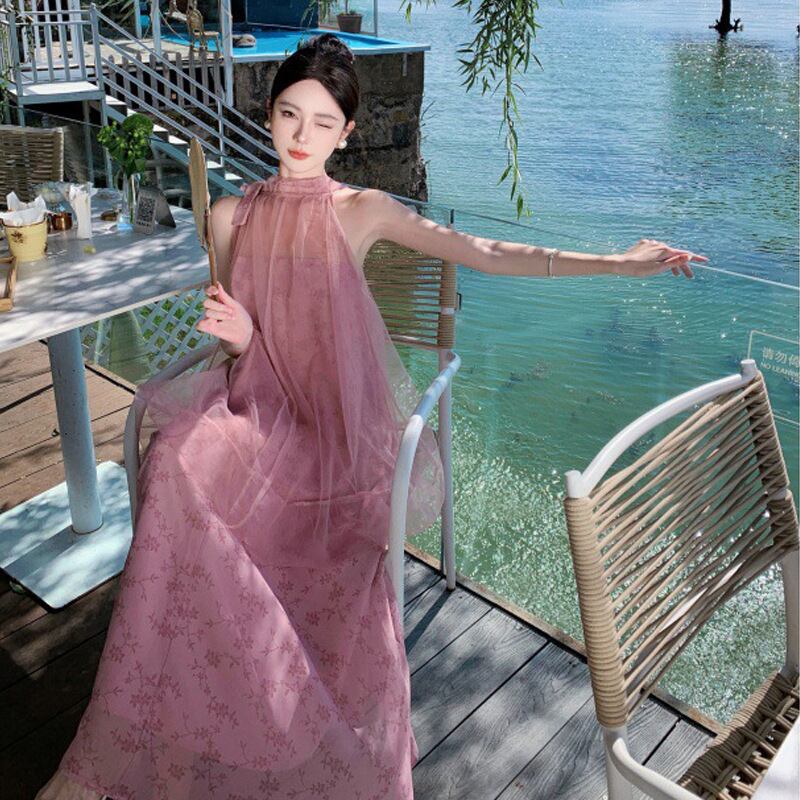 【dress】偽二つ切り替えワンピース G20441